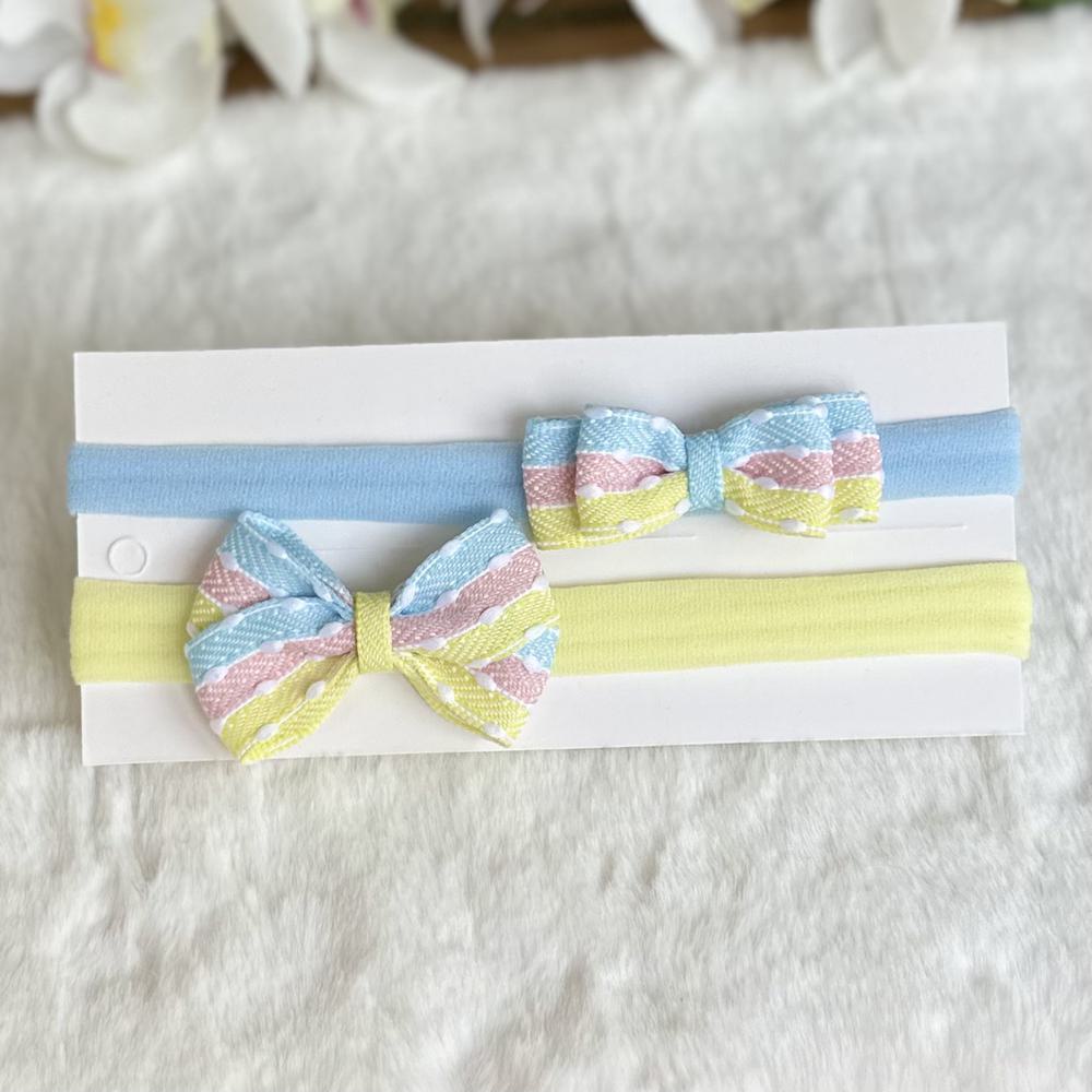 Kit com 2 Faixinhas Alegria - Bebé de 3 a 6 meses