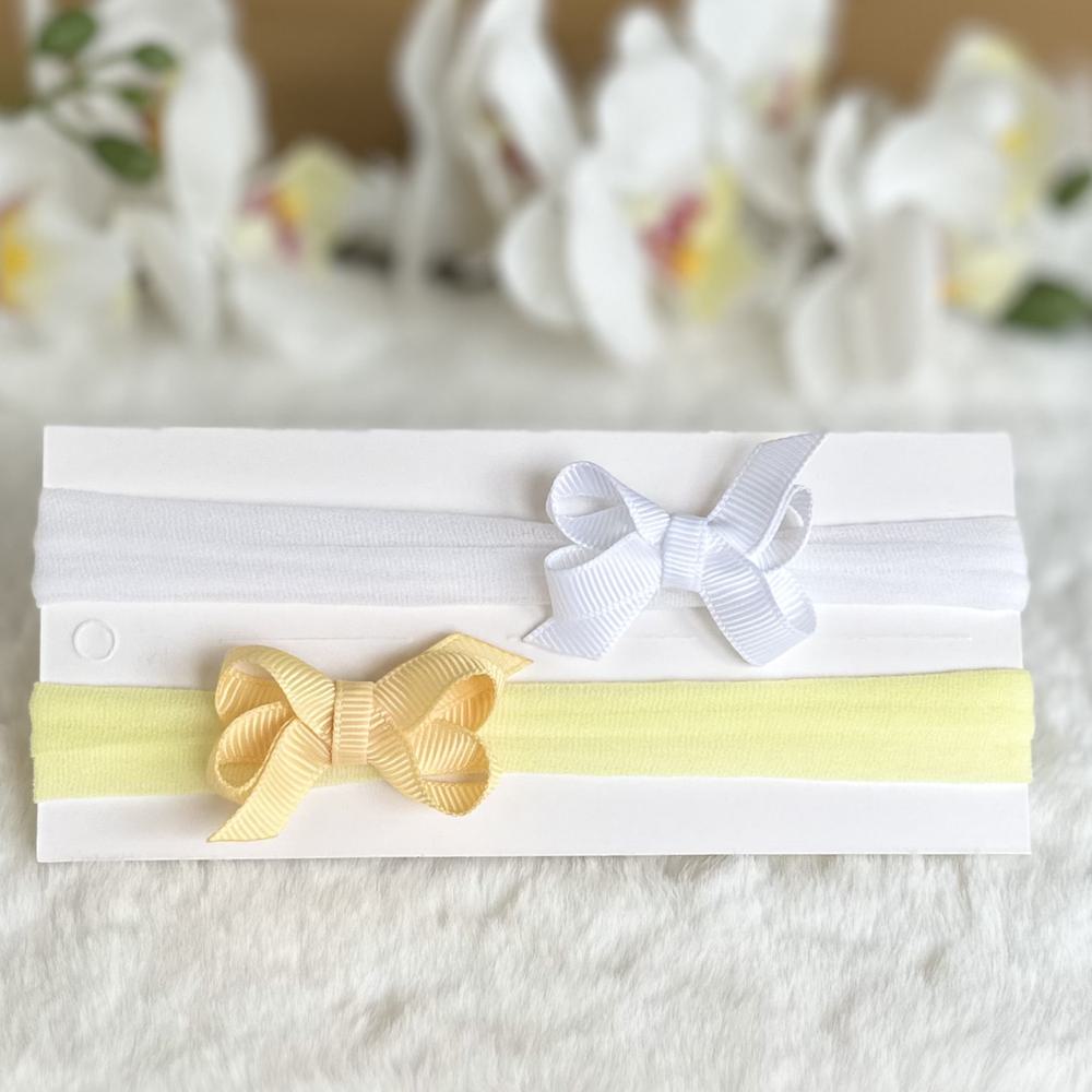 Kit com 2 Faixinhas Charme - Bebé de 0 até 3 meses